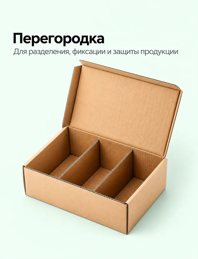 Перегородка из гофрокартона
