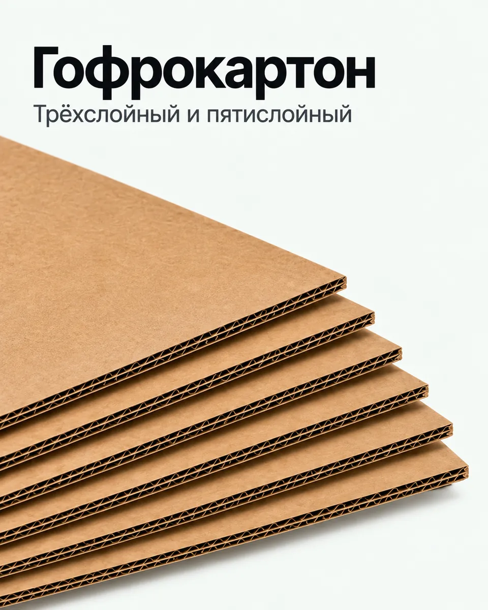 Листы гофрокартона